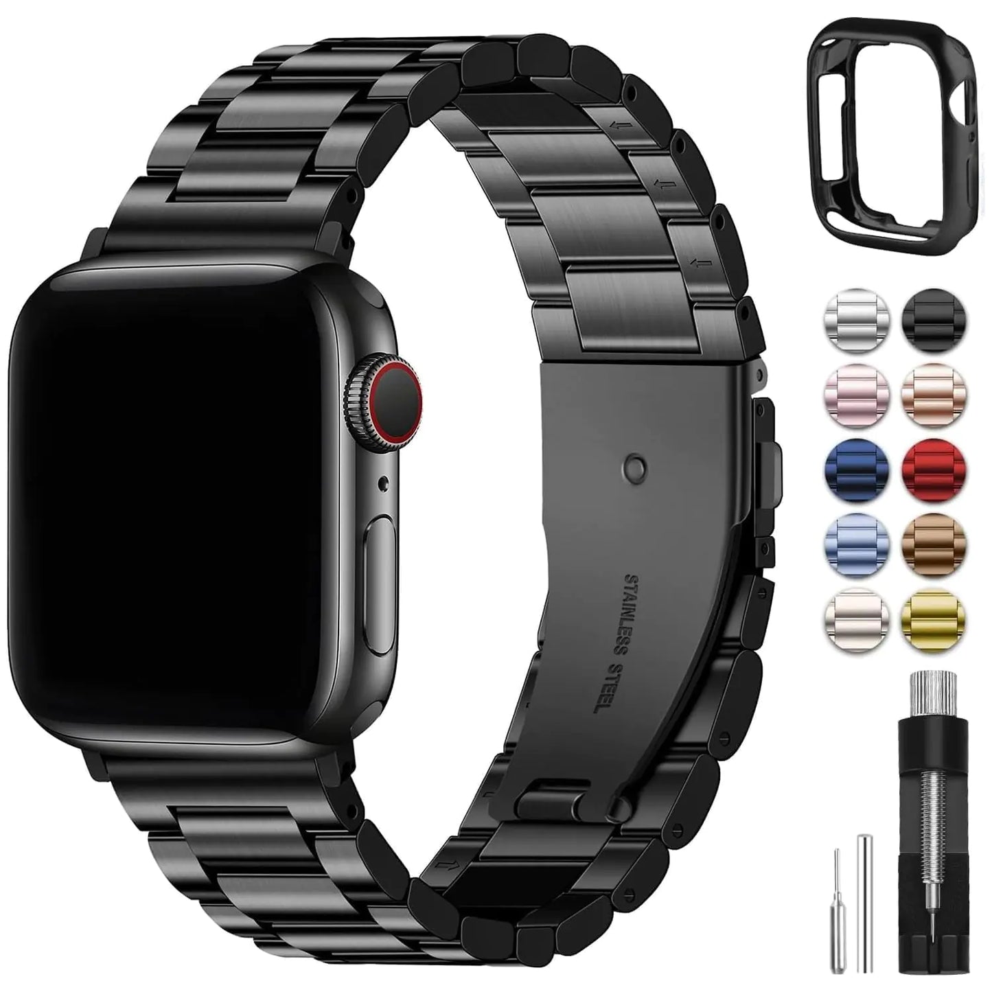 Fullmosa Metal Band & Case for Apple Watch - Multiple Sizes