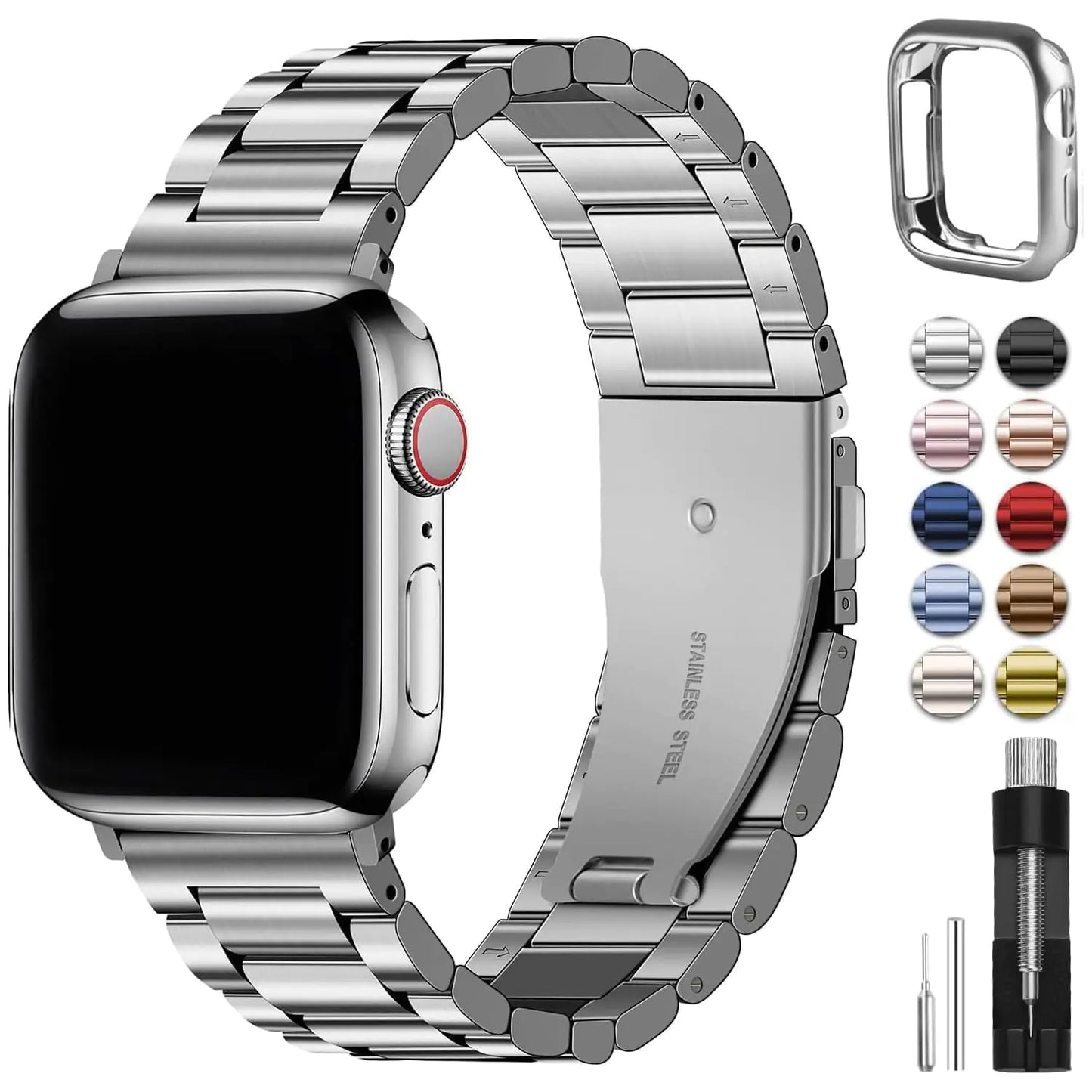 Fullmosa Metal Band & Case for Apple Watch - Multiple Sizes