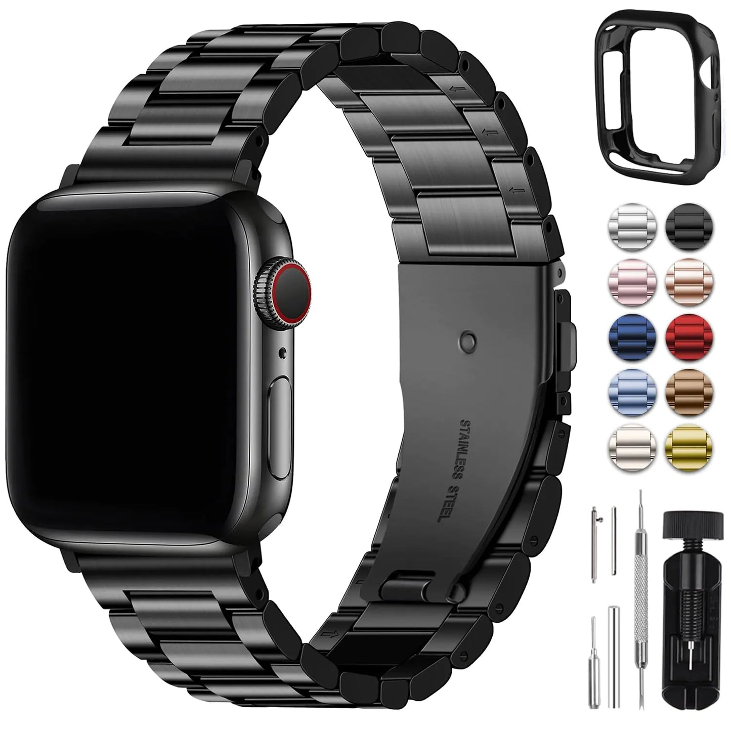 Fullmosa Metal Band & Case for Apple Watch - Multiple Sizes