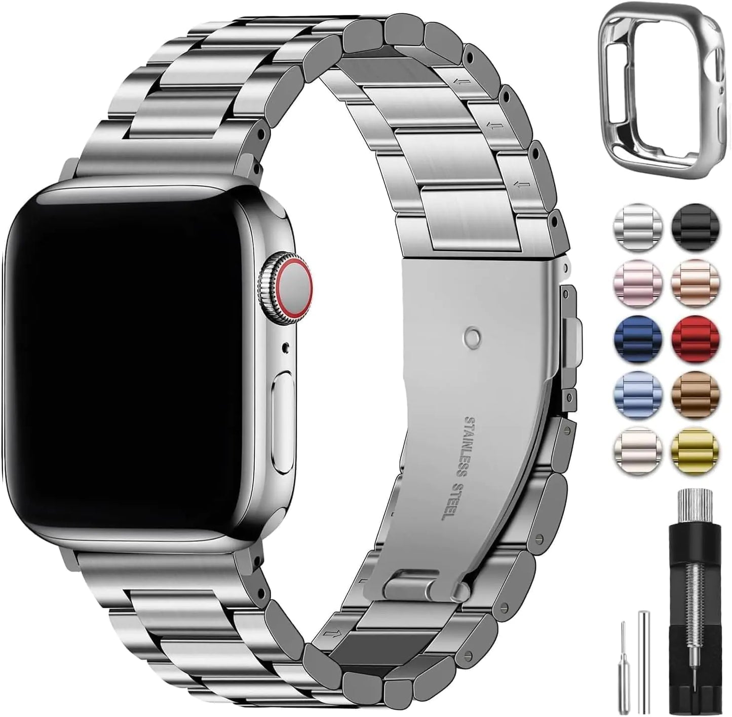 Fullmosa Metal Band & Case for Apple Watch - Multiple Sizes