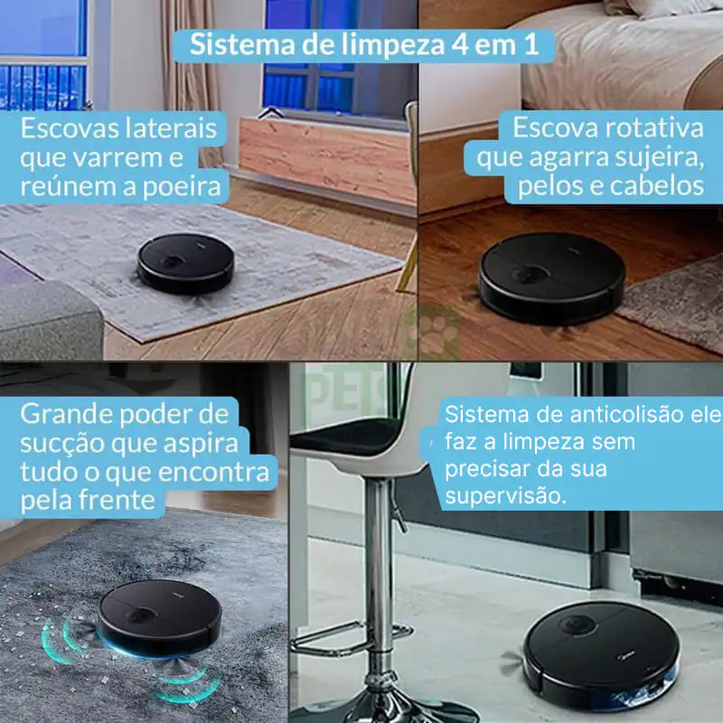 3-in-1 Versatile Cleaning Robot