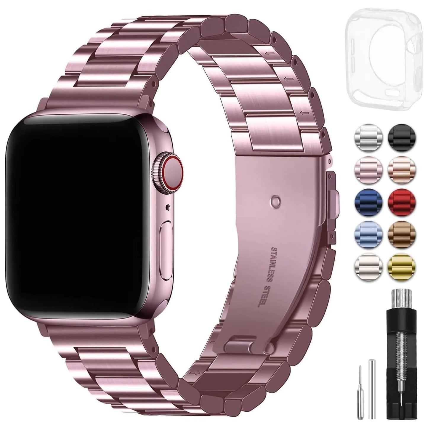 Fullmosa Metal Band & Case for Apple Watch - Multiple Sizes