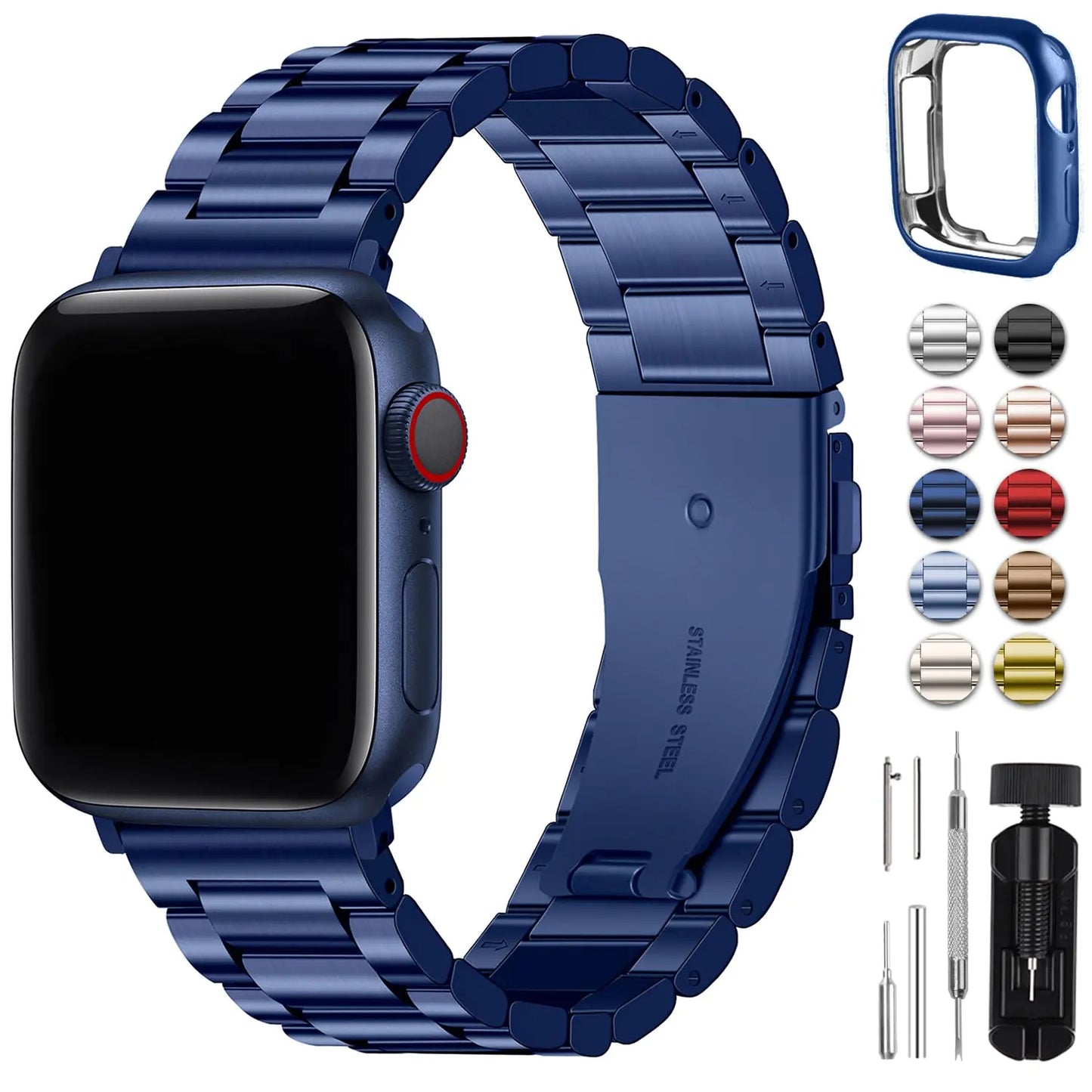 Fullmosa Metal Band & Case for Apple Watch - Multiple Sizes